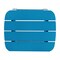 Flash Furniture Charlestown All-Weather Poly Resin Wood Adirondack Side Table in Blue JJ-T14001-BLU-GG - alternate 5